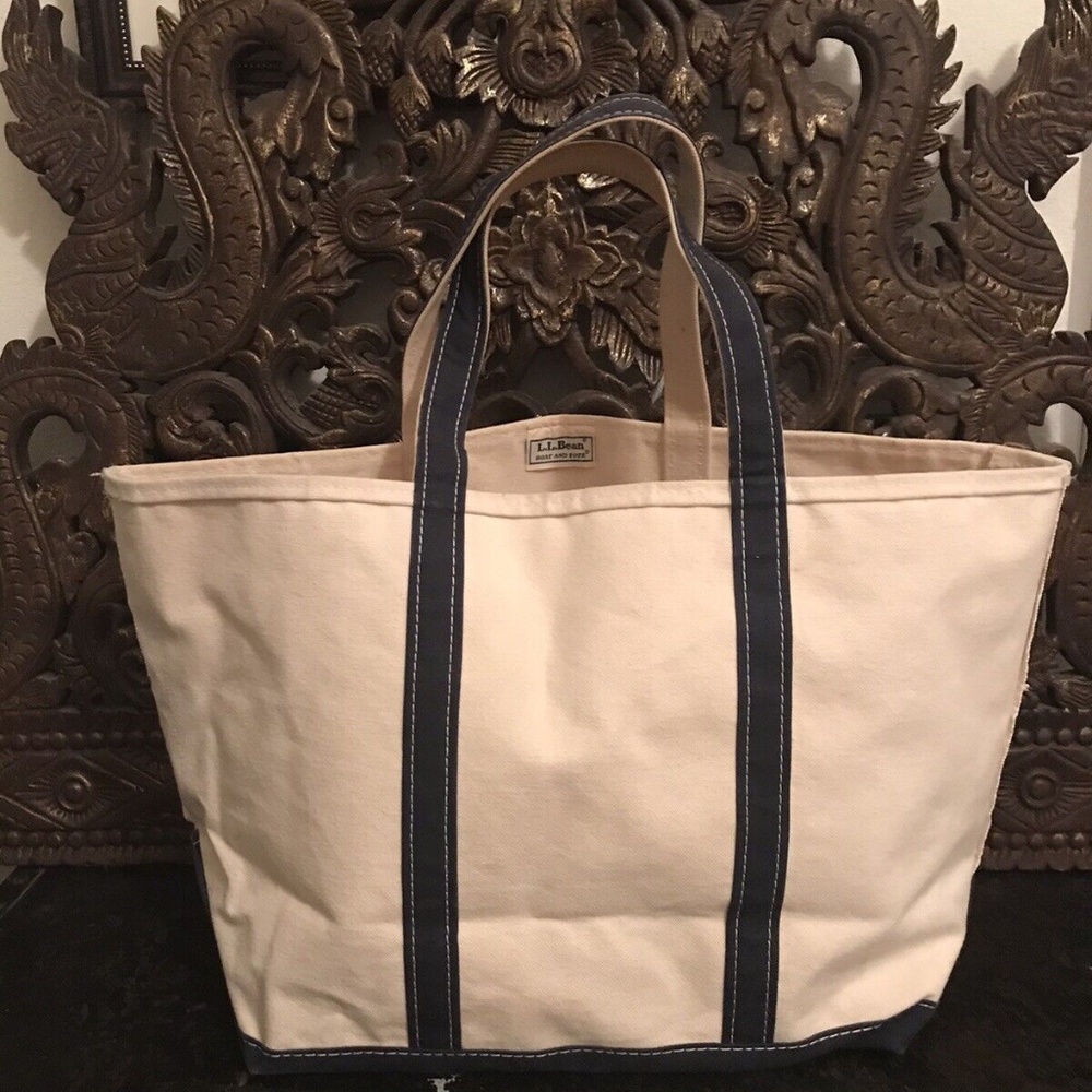 Vintage 70’s LL Bean Boat and Tote Bag RARE Martha’s Vineyard Mint! USA
